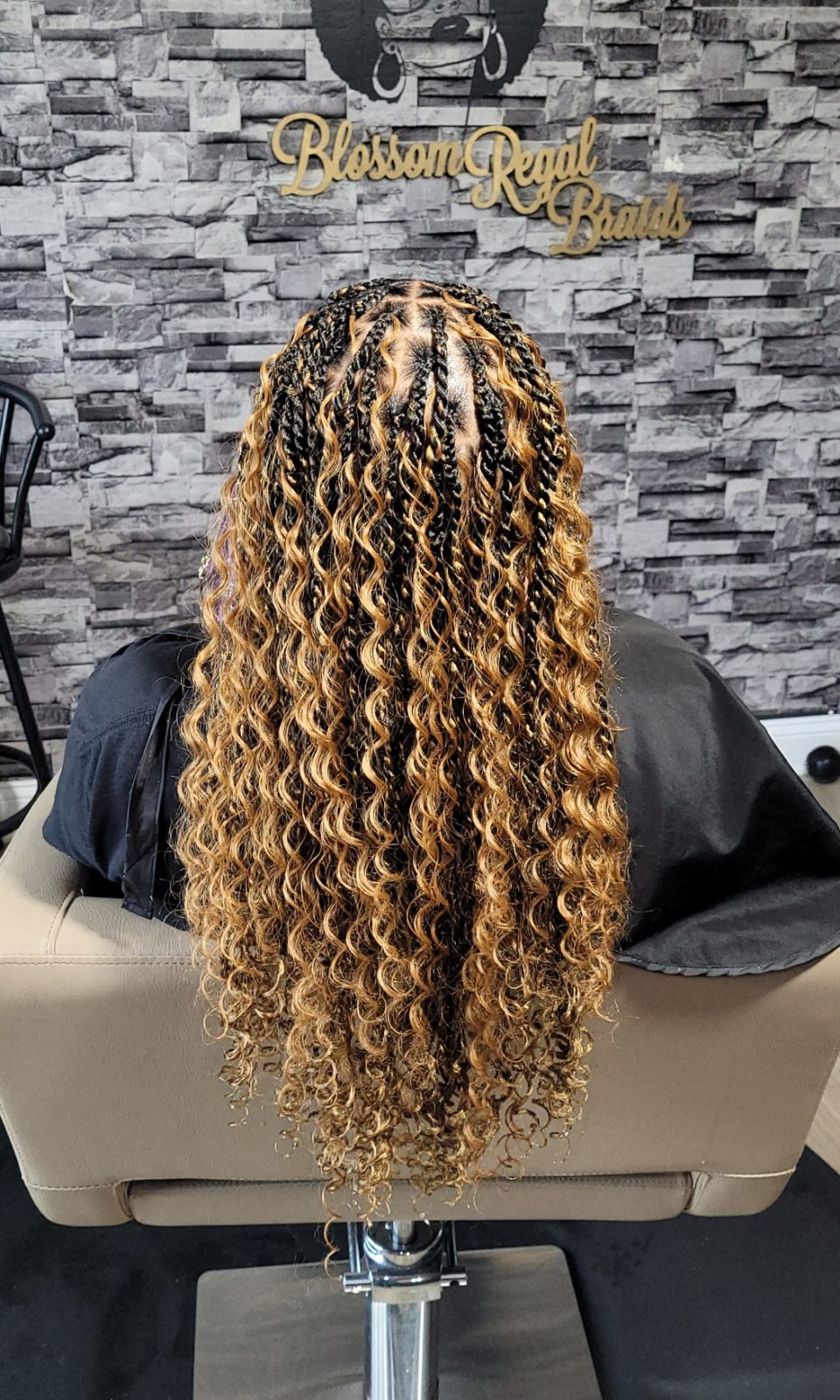 Medium Waist-Length (Knotless Boho Twists)