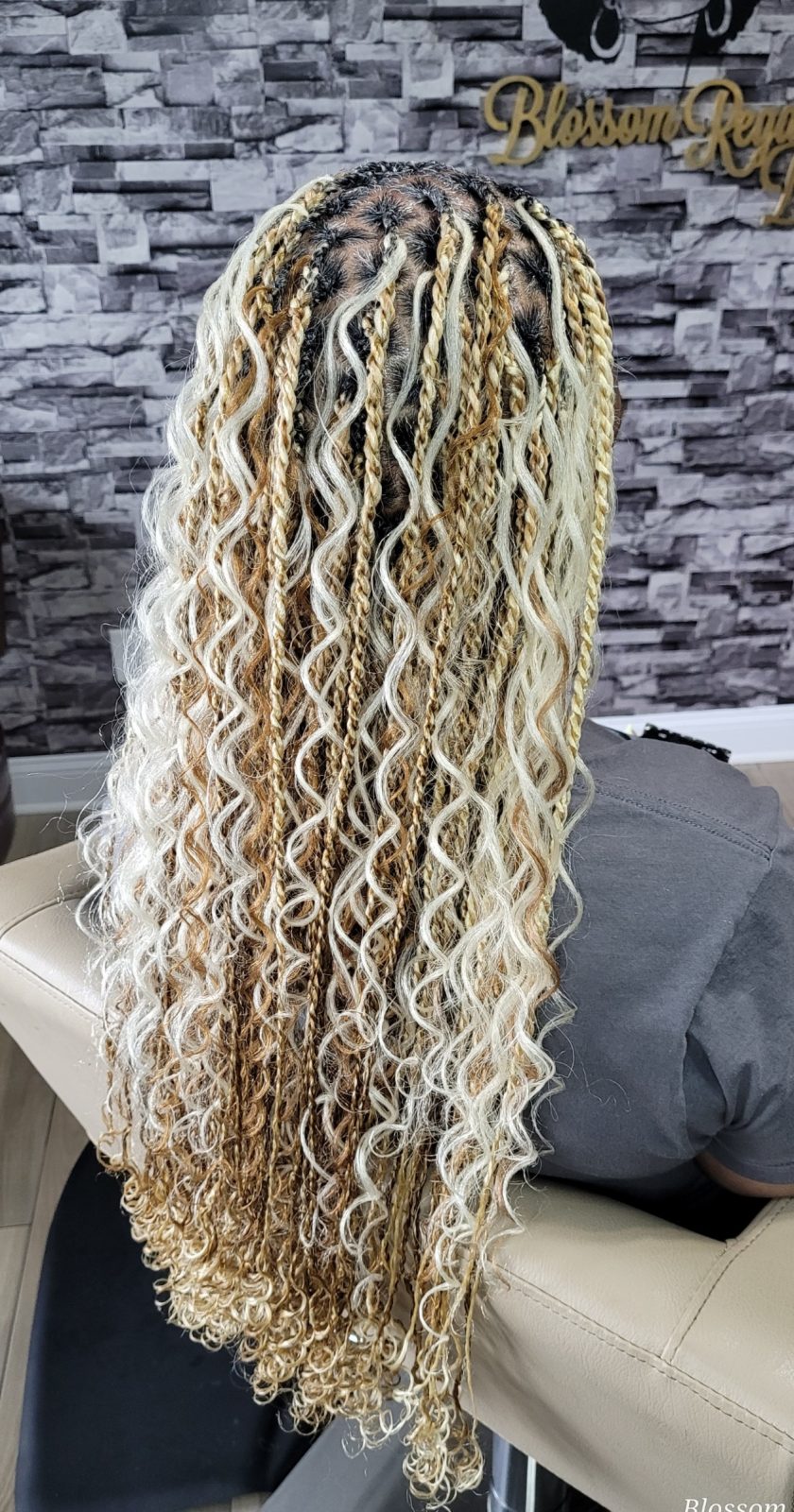 Small Waist-Length (Knotless Boho Twists)
